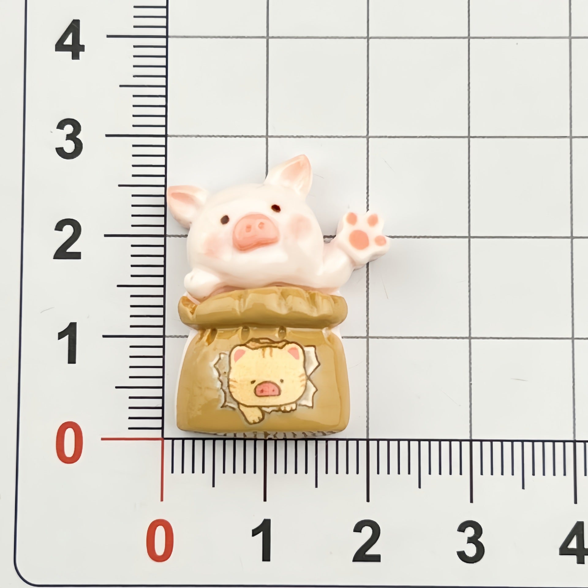 DIY Lucky Bag Cone Piggy Charms Accessories – Customizable Phone Case, Hairpin, Fridge Magnet & Keychain Set