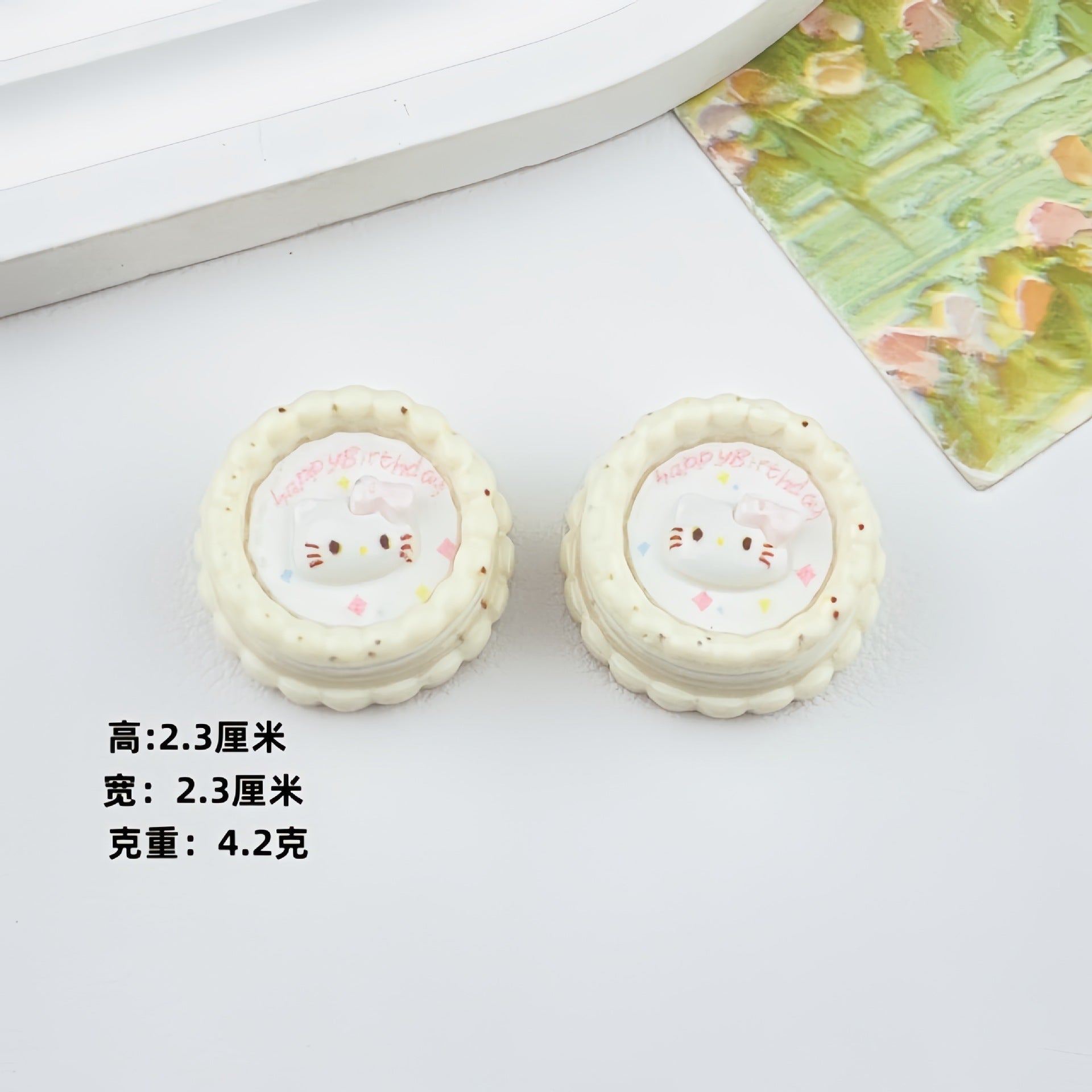 DIY Pig and Cat Sandwich Cookies Charms Accessories – Customizable Phone Case, Hairpin, Fridge Magnet & Keychain Set