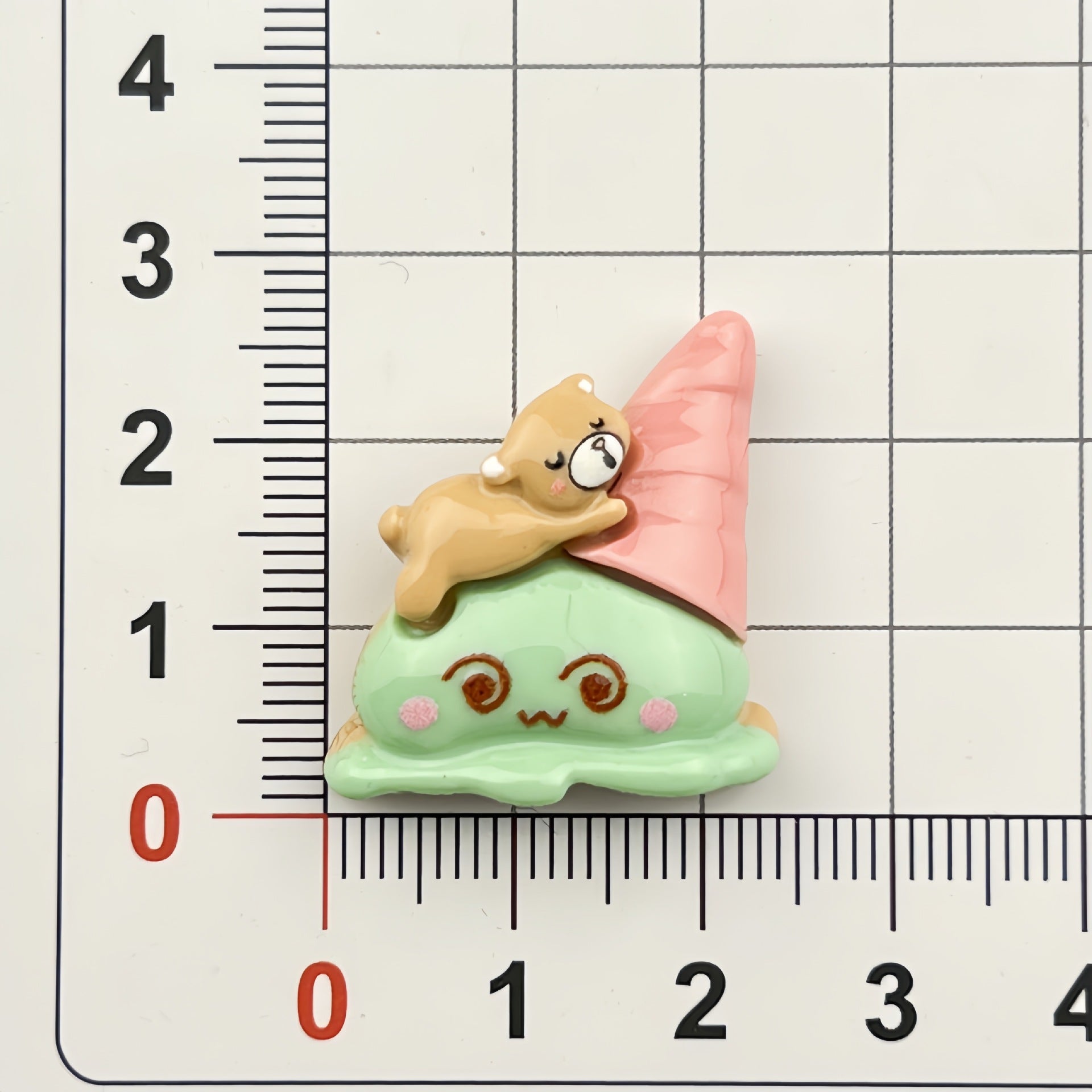 DIY Cartoon Bear Conch Charms Accessories – Customizable Phone Case, Hairpin, Fridge Magnet & Keychain Set