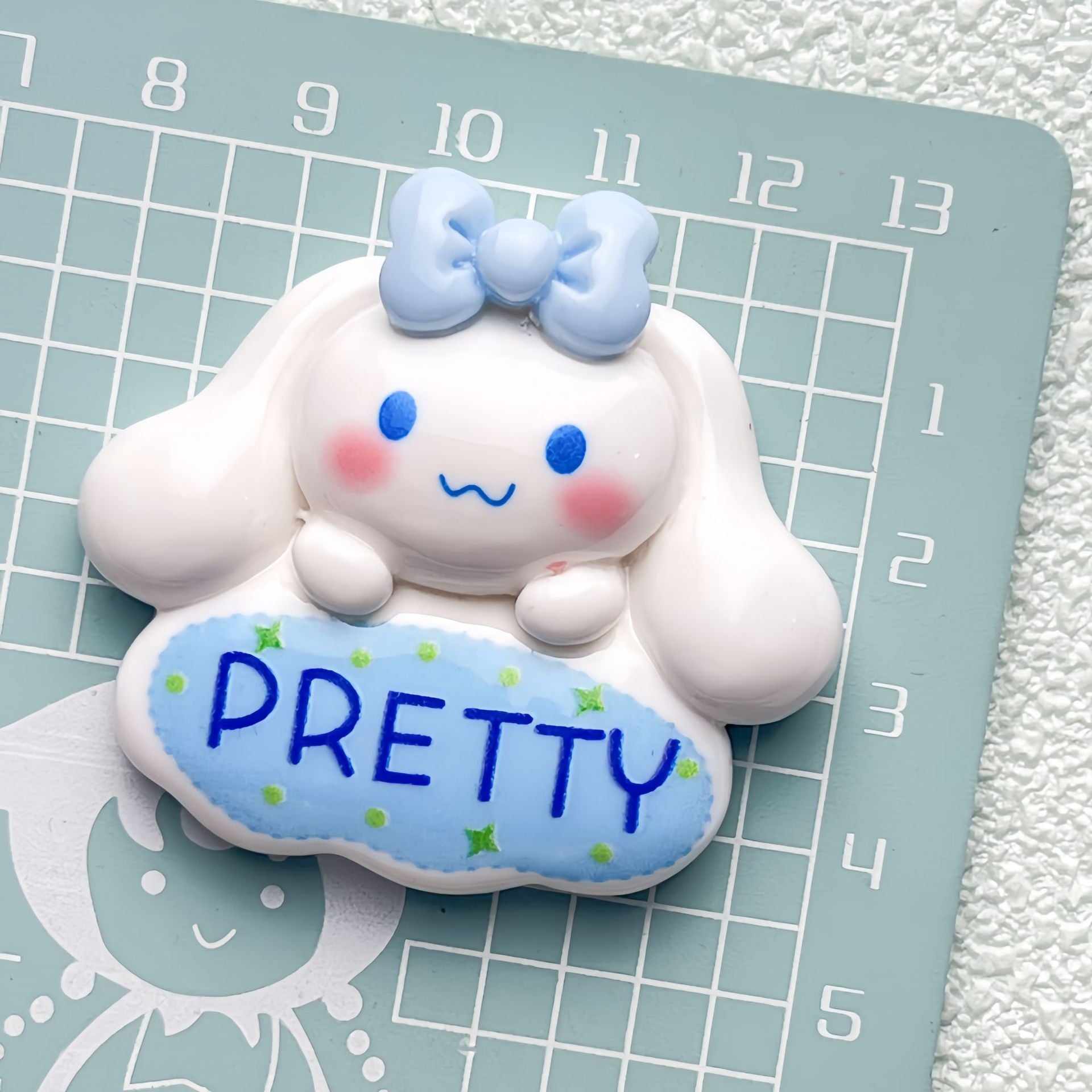DIY Nameplate Sanrio Charms Accessories – Customizable Phone Case, Hairpin, Fridge Magnet & Keychain Set