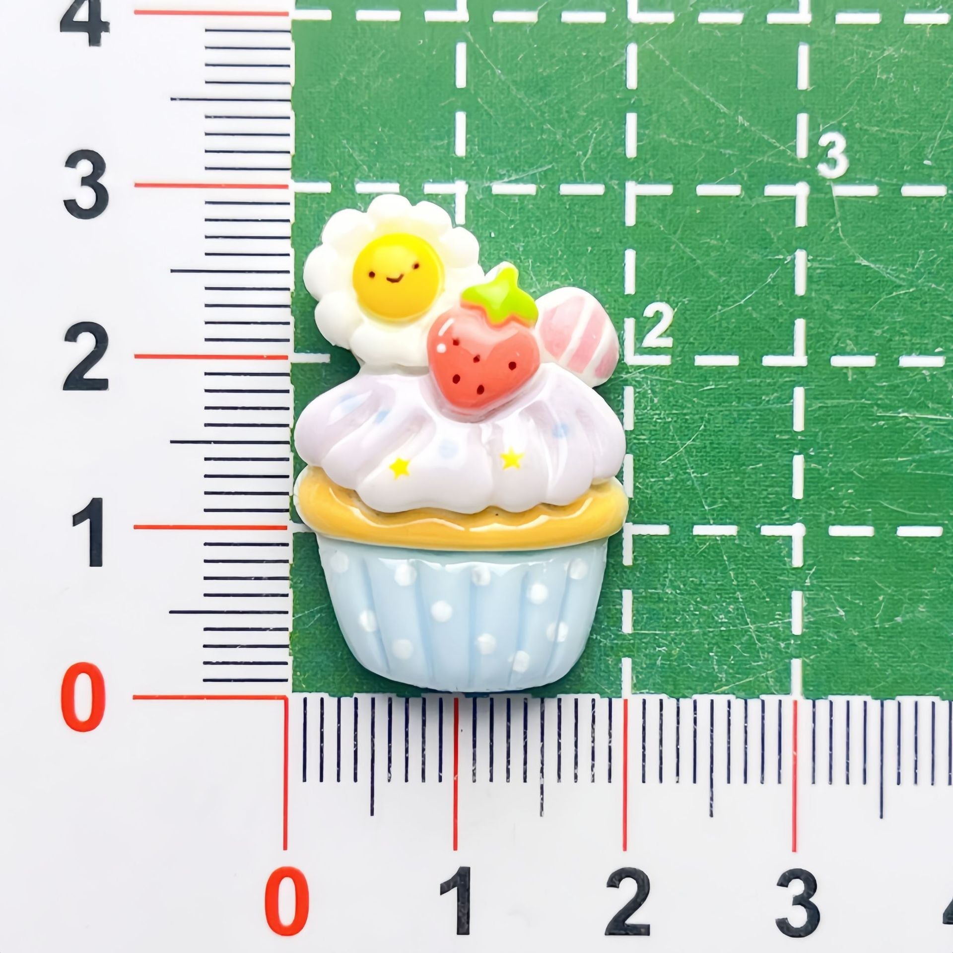DIY Food Play Fruit Cake Charms Accessories – Customizable Phone Case, Hairpin, Fridge Magnet & Keychain Set