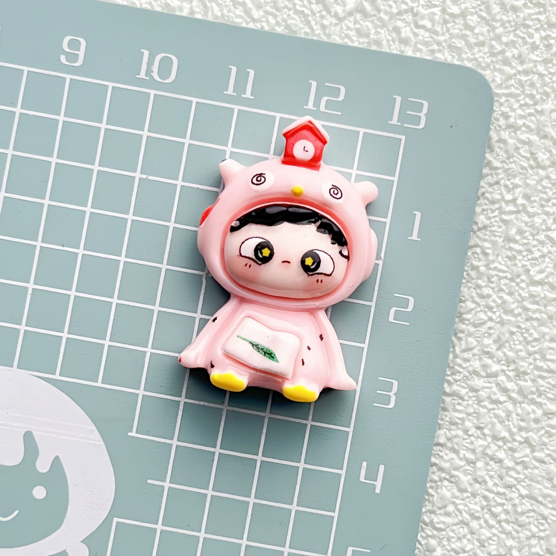 DIY Glossy Charms Accessories – Customizable Phone Case, Hairpin, Fridge Magnet & Keychain Set