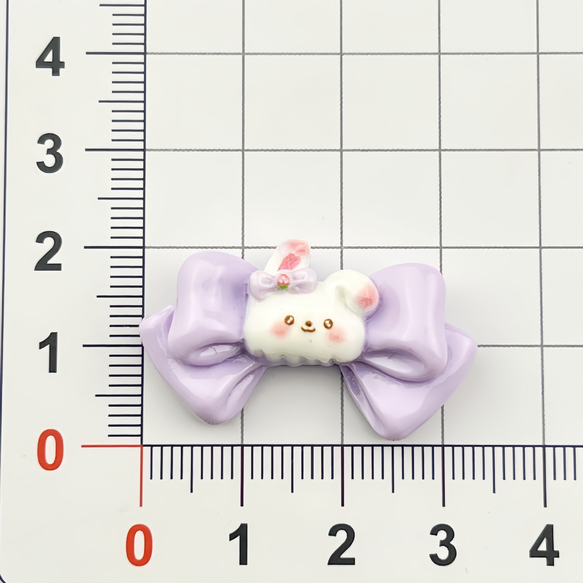 DIY Purple Sign White Rabbit  Charms Accessories – Customizable Phone Case, Hairpin, Fridge Magnet & Keychain Set
