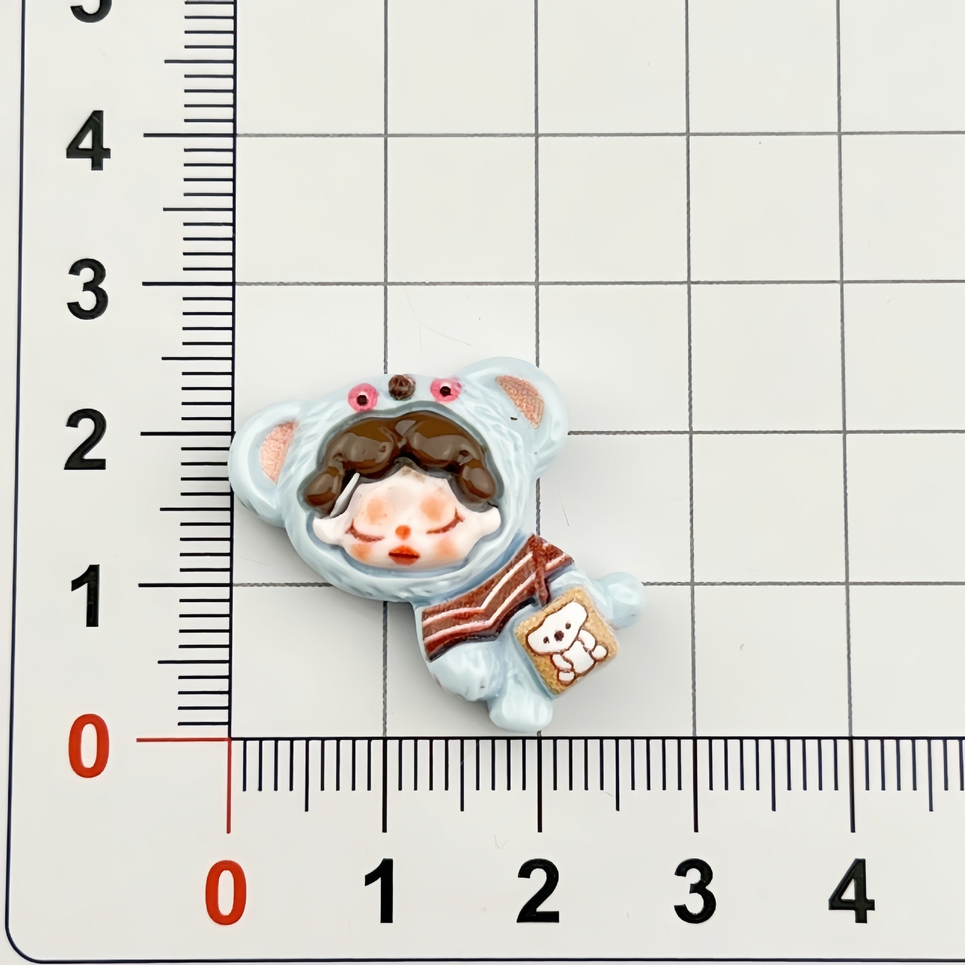 DIY Cute Pajamas Little Wen Girl Charms Accessories – Customizable Phone Case, Hairpin, Fridge Magnet & Keychain Set