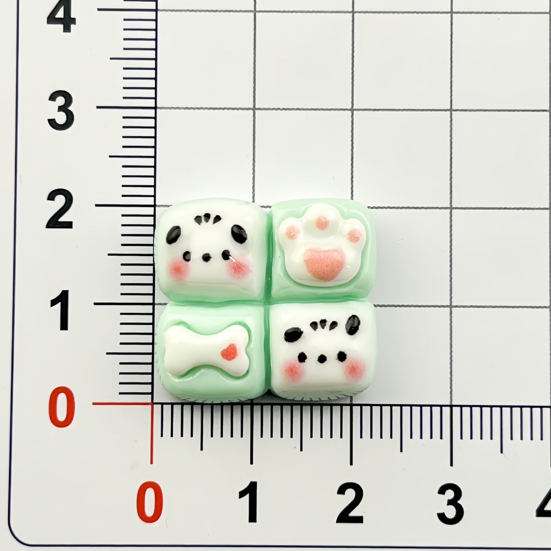 DIY Sanrio Four Palace Grid Charms Accessories – Customizable Phone Case, Hairpin, Fridge Magnet & Keychain Set
