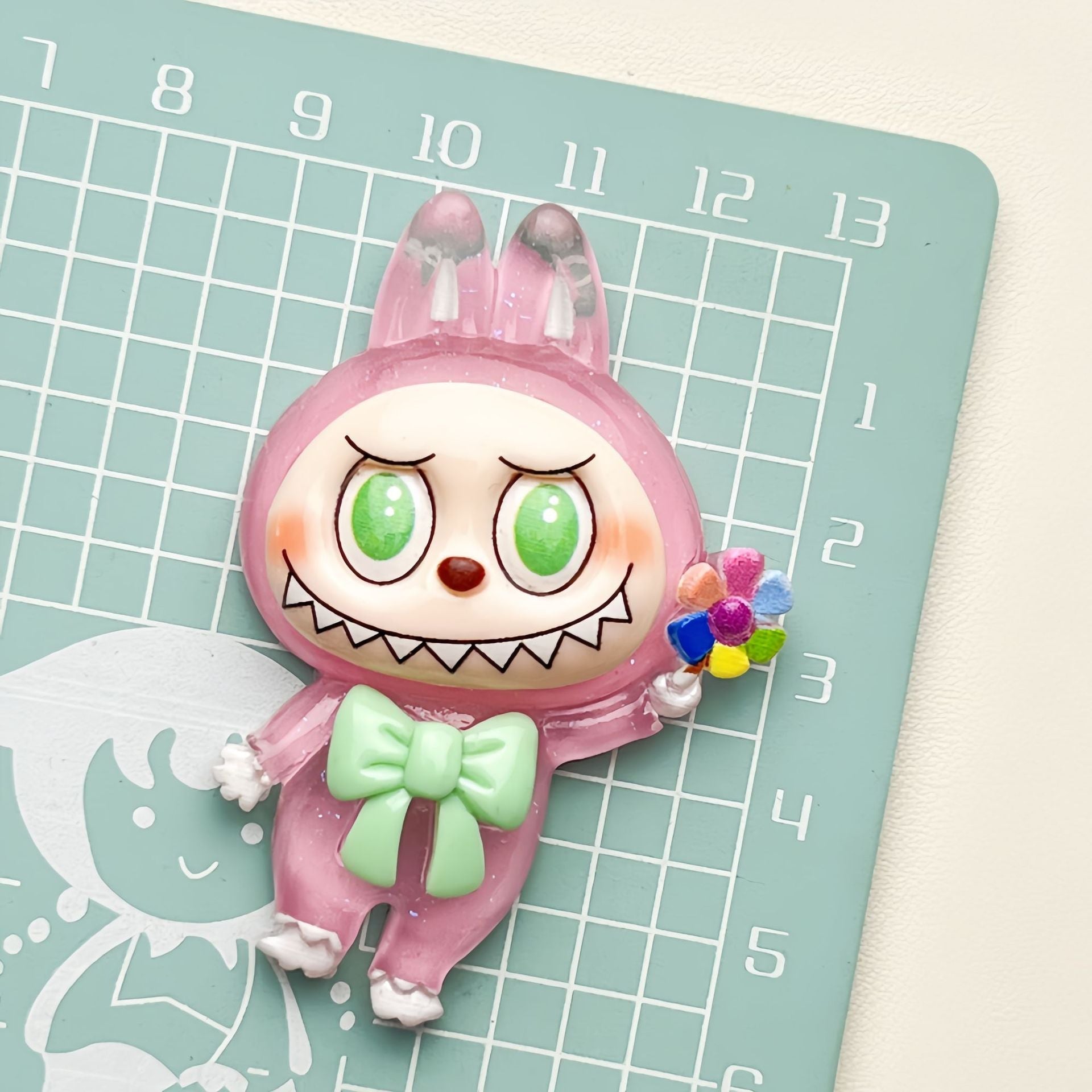 DIY Glow Large Funny Figurine Charms Accessories – Customizable Phone Case, Hairpin, Fridge Magnet & Keychain Set
