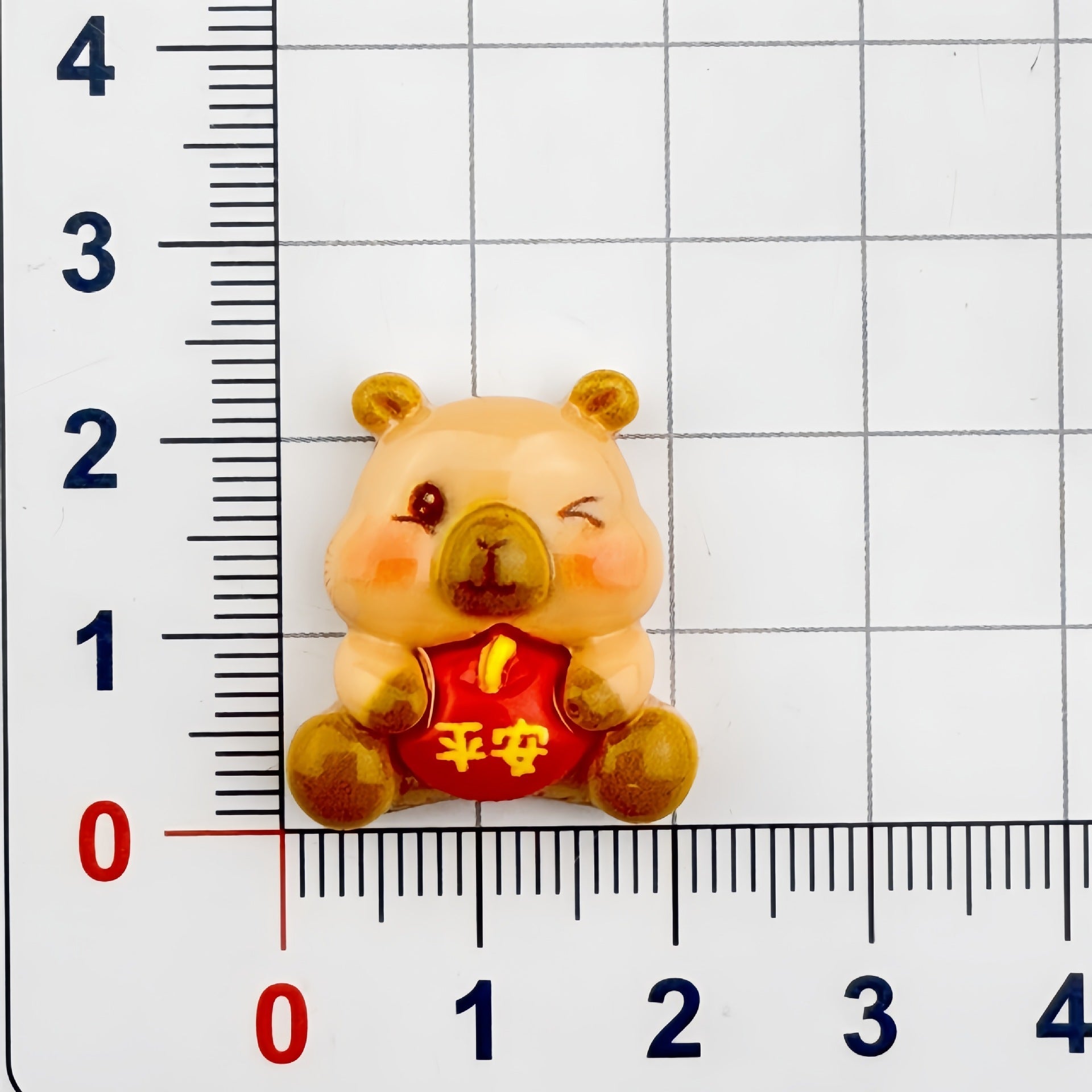 DIY Wink Capibara Charms Accessories – Customizable Phone Case, Hairpin, Fridge Magnet & Keychain Set