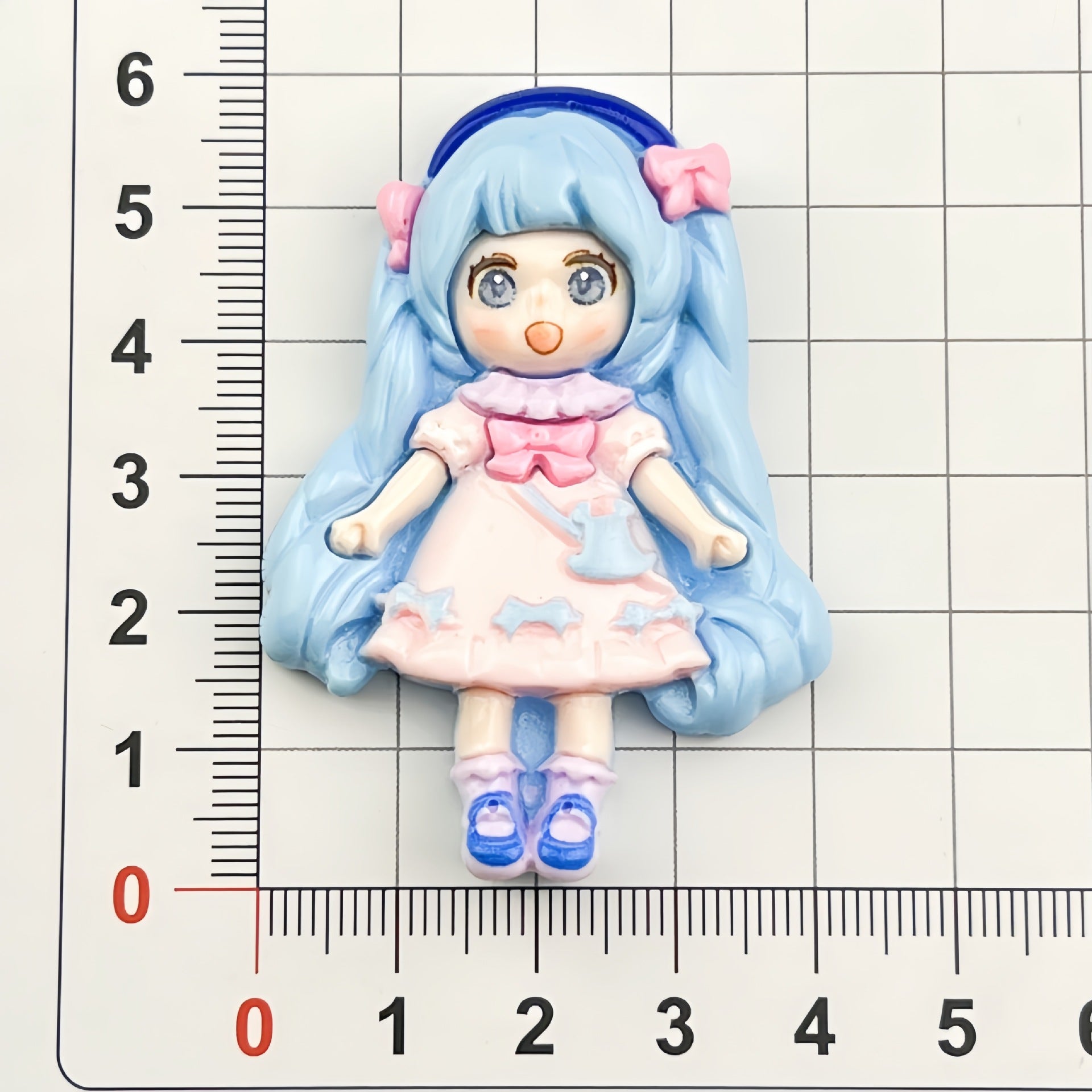 DIY Anime Girl Charms Accessories – Customizable Phone Case, Hairpin, Fridge Magnet & Keychain Set