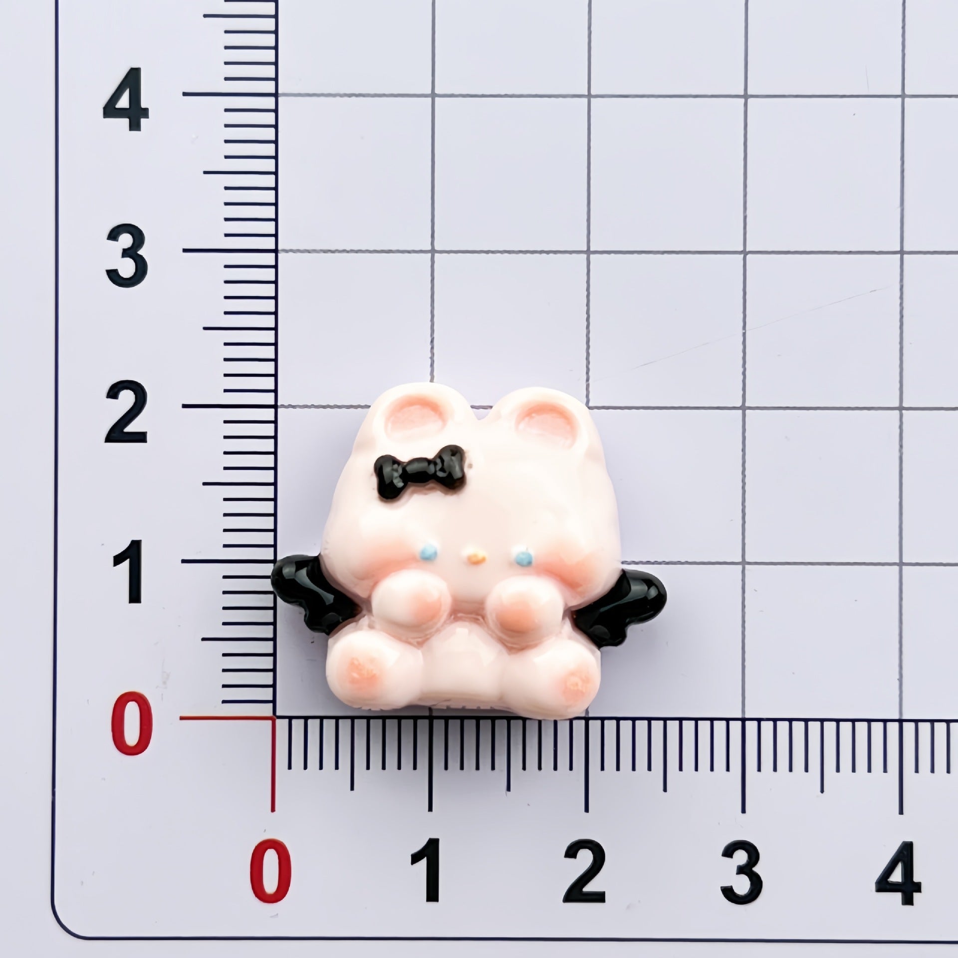 DIY Small Glossy Angel Bunny Charms Accessories – Customizable Phone Case, Hairpin, Fridge Magnet & Keychain Set