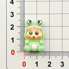 DIY Crossdressing Shin-chan Charms Accessories – Customizable Phone Case, Hairpin, Fridge Magnet & Keychain Set