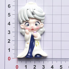DIY Adorable Eyes Cute Girl Charms Accessories – Customizable Phone Case, Hairpin, Fridge Magnet & Keychain Set