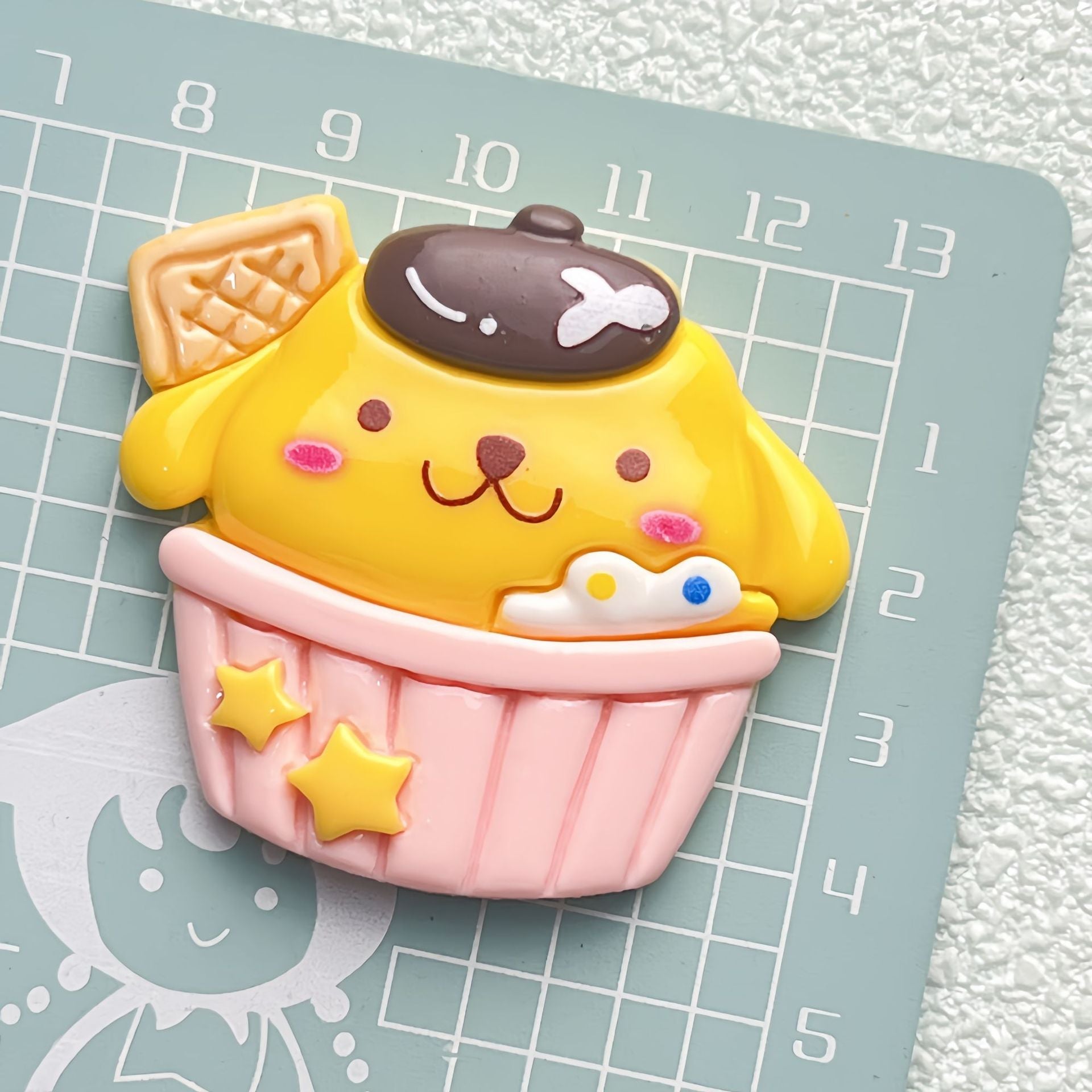 DIY Large cone Sanrio Charms Accessories – Customizable Phone Case, Hairpin, Fridge Magnet & Keychain Set
