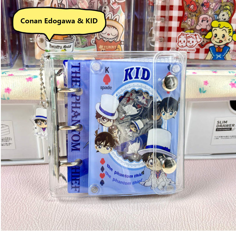 DIY Conan and Kaito Kid Acrylic Shaky Notebook - Customizable with Trendy & Anime IP Characters