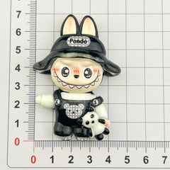 DIY Glow Funny Figurine Charms Accessories – Customizable Phone Case, Hairpin, Fridge Magnet & Keychain Set