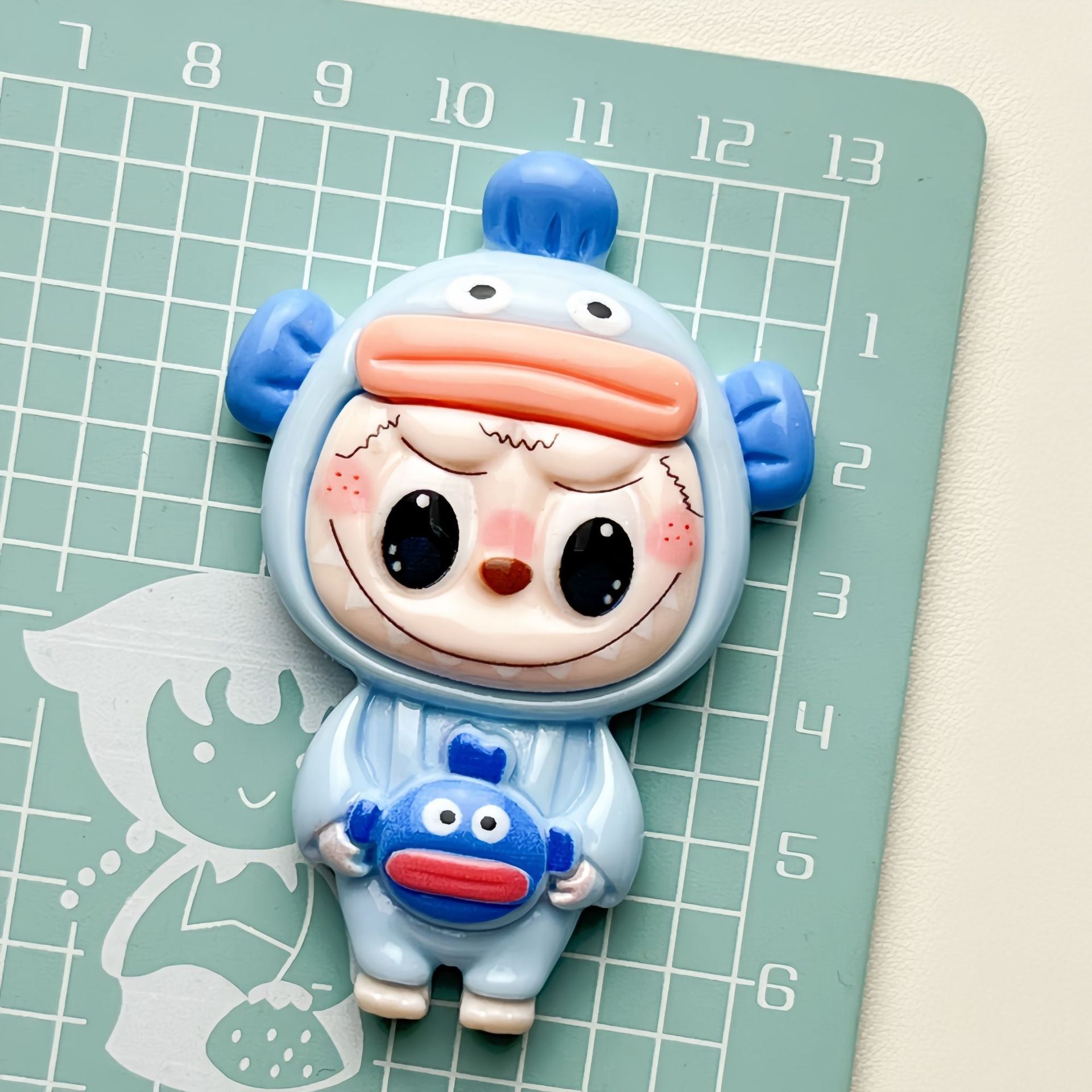 DIY Strawberry Bear  Charms Accessories – Customizable Phone Case, Hairpin, Fridge Magnet & Keychain Set