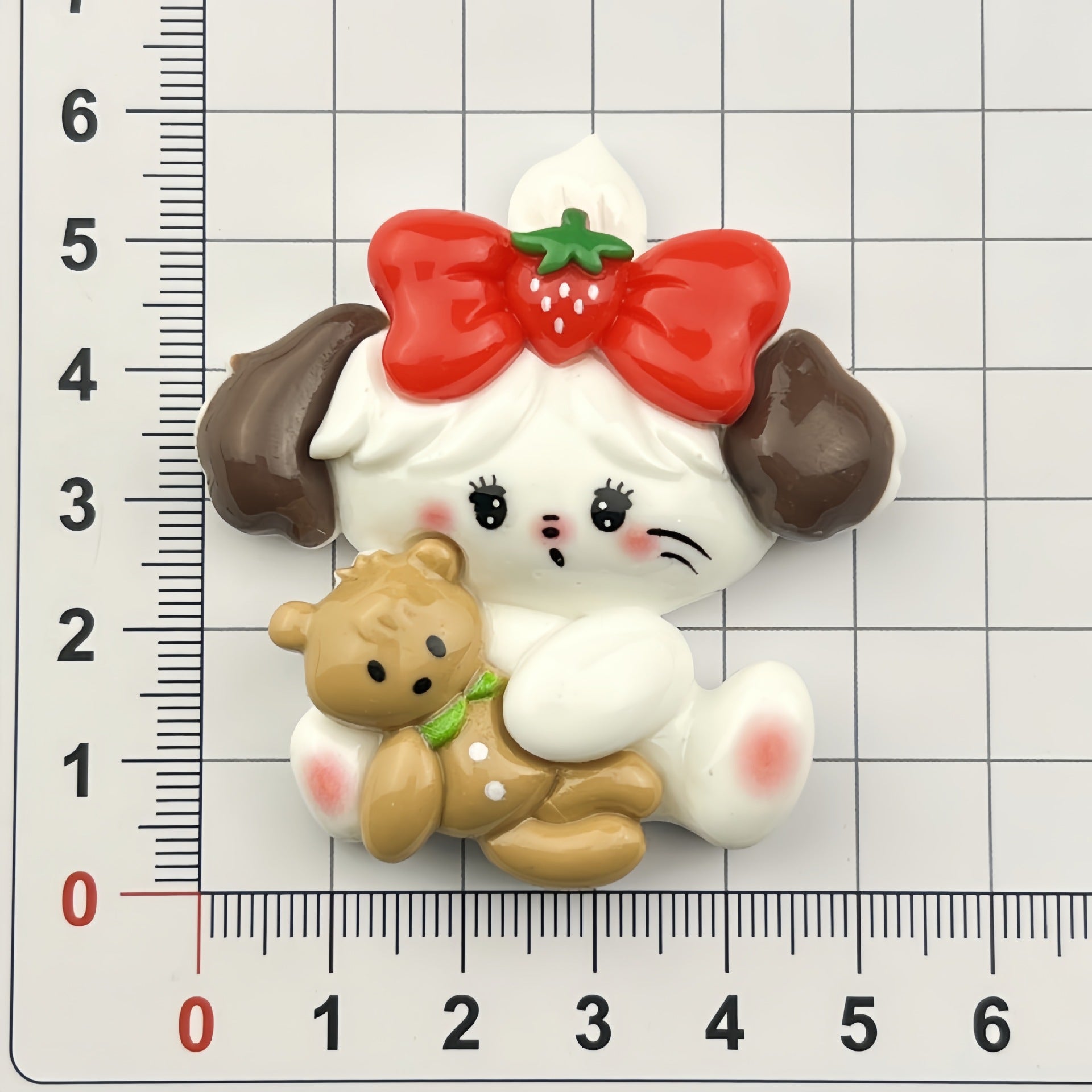 DIY Strawberry Cat Charms Accessories – Customizable Phone Case, Hairpin, Fridge Magnet & Keychain Set