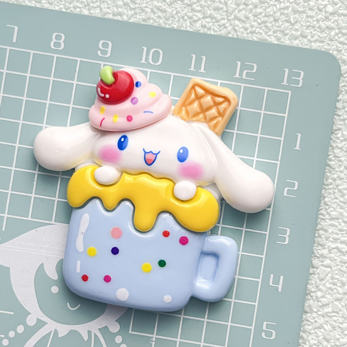 DIY Large cone Sanrio Charms Accessories – Customizable Phone Case, Hairpin, Fridge Magnet & Keychain Set