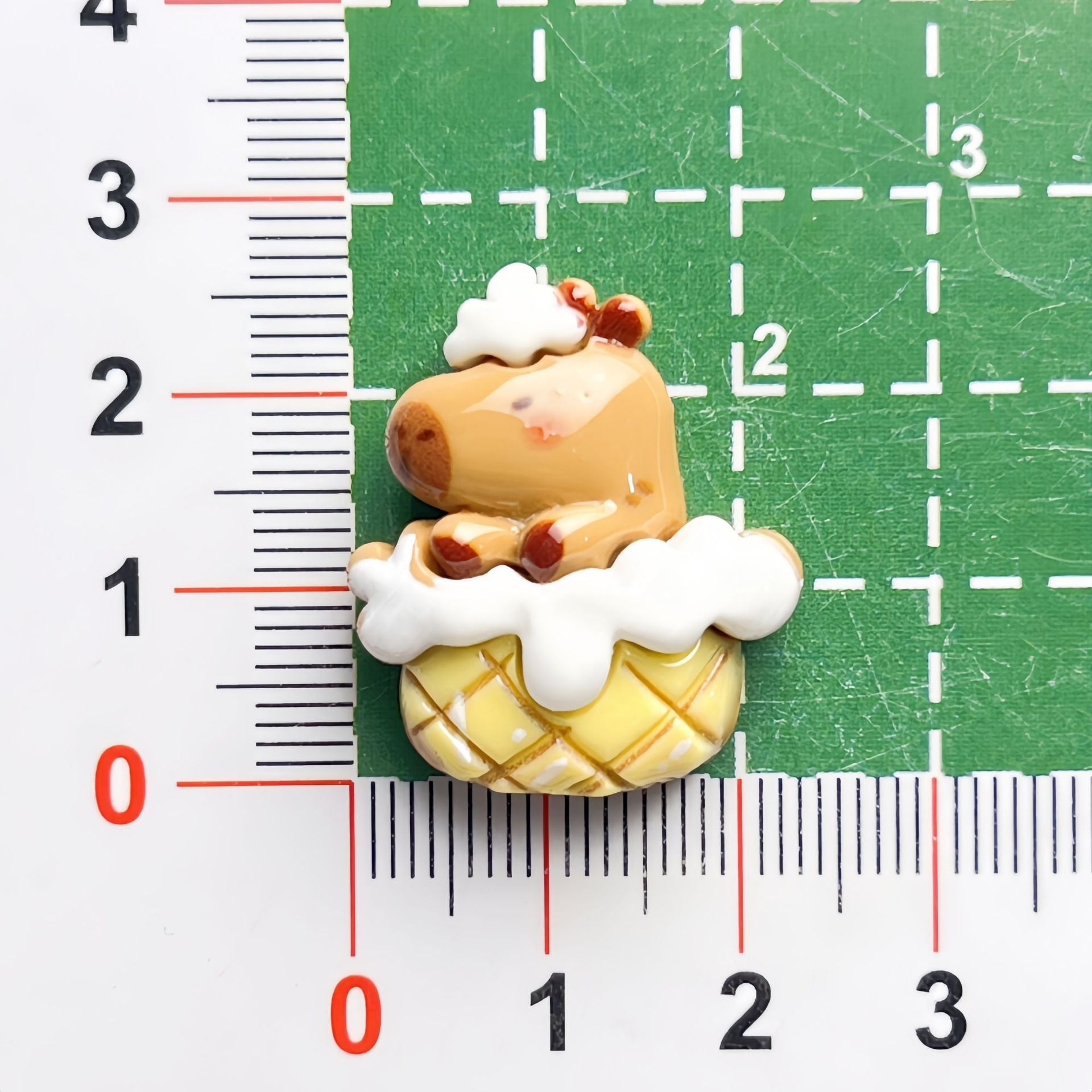 DIY  Cute Dessert Capybara Charms Accessories – Customizable Phone Case, Hairpin, Fridge Magnet & Keychain Set