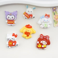 DIY Little Seagull Charms Accessories – Customizable Phone Case, Hairpin, Fridge Magnet & Keychain Set