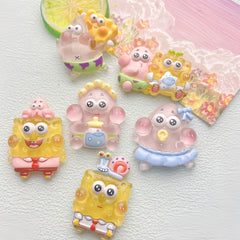 DIY Big Star Charms Accessories – Customizable Phone Case, Hairpin, Fridge Magnet & Keychain Set