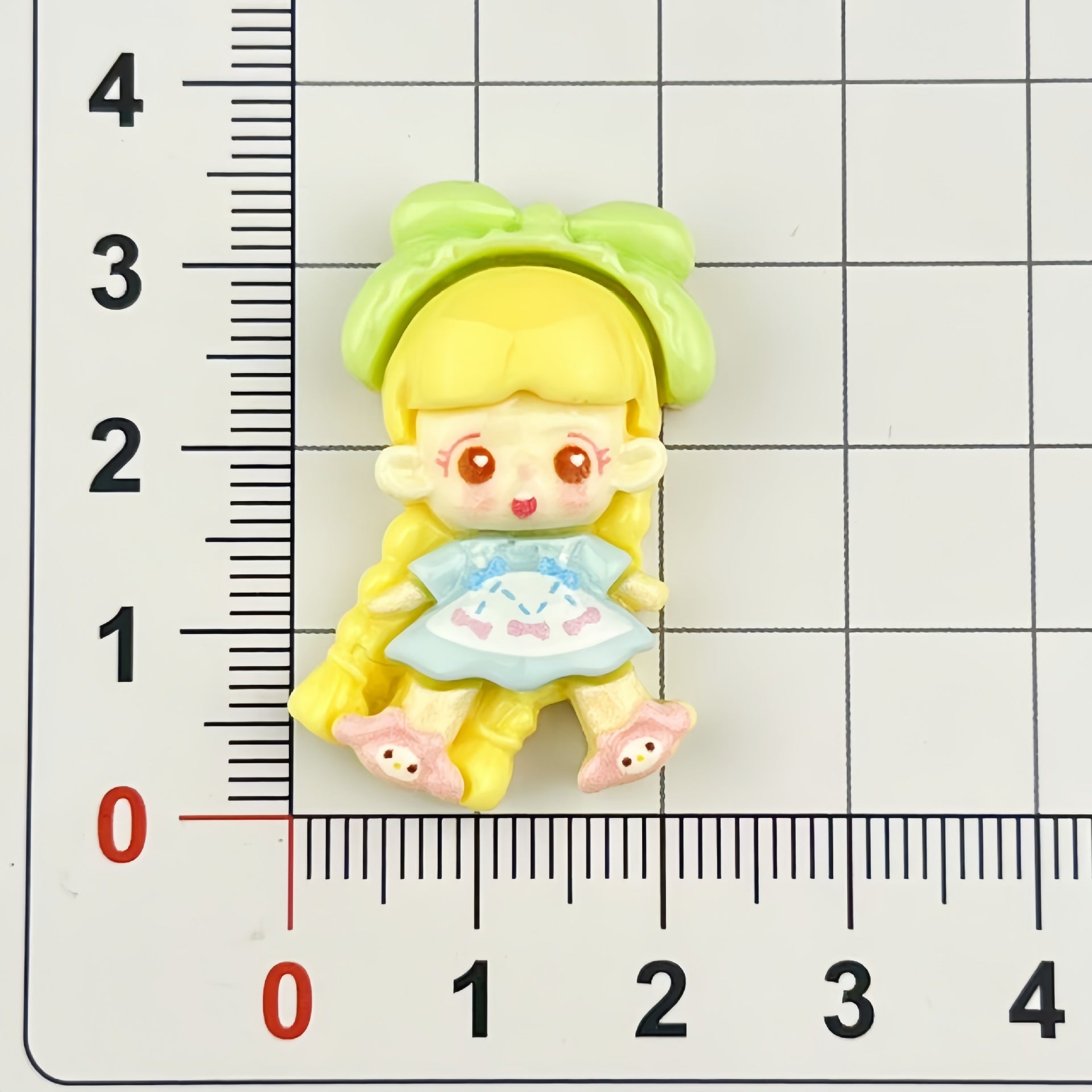 DIY Cartoon Crossdressing Girl Charms Accessories – Customizable Phone Case, Hairpin, Fridge Magnet & Keychain Set