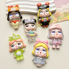 DIY  Luminous Transformed Ugly  Charms Accessories – Customizable Phone Case, Hairpin, Fridge Magnet & Keychain Set