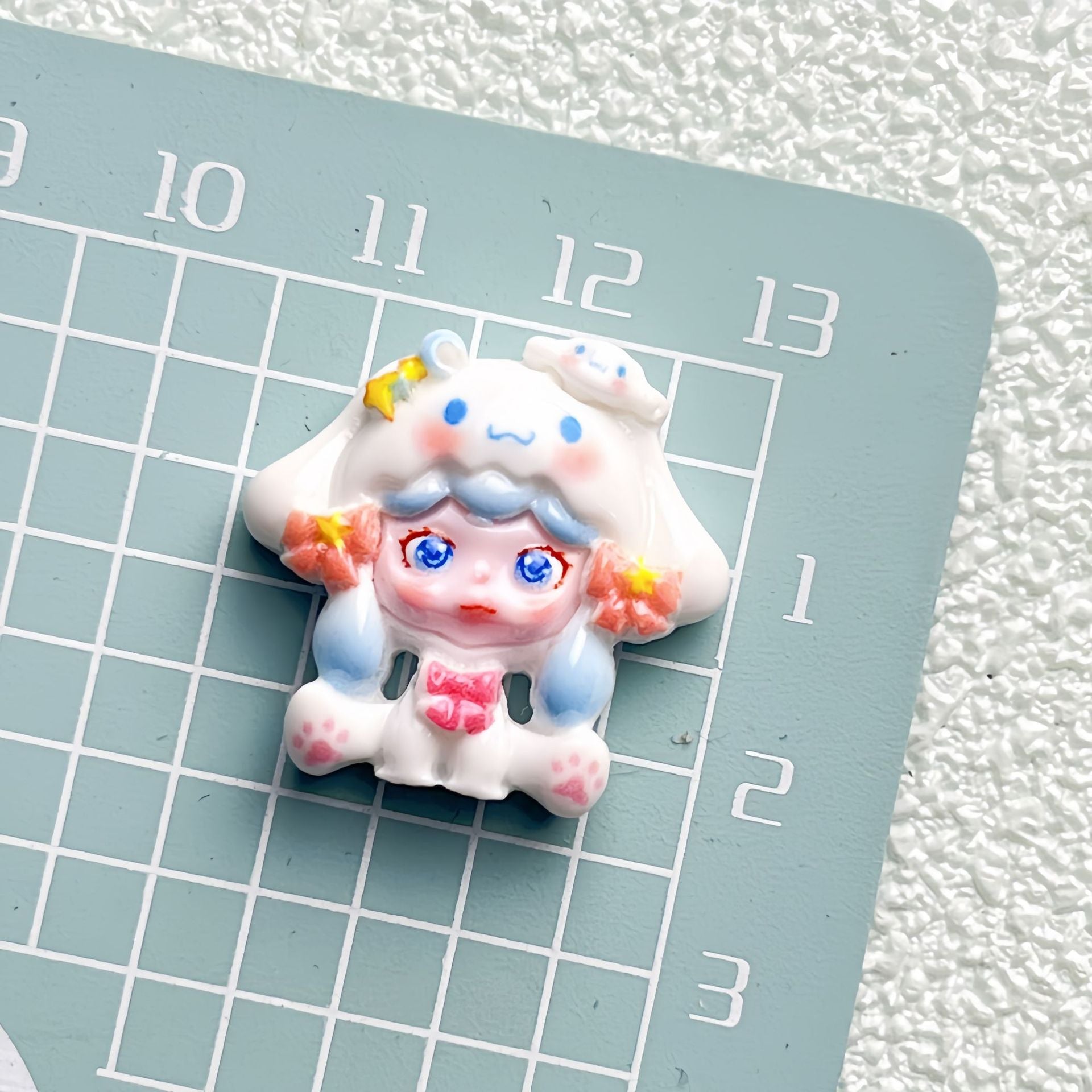 DIY Cross-dressing Girl Charms Accessories – Customizable Phone Case, Hairpin, Fridge Magnet & Keychain Set