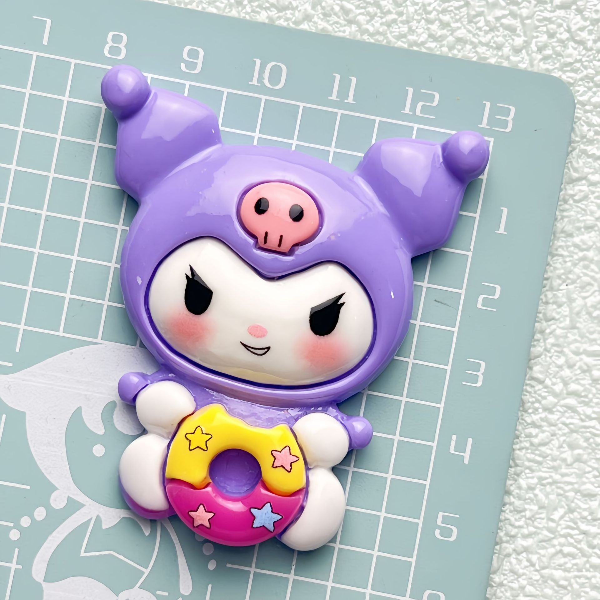 DIY Play Sanrio Charms Accessories – Customizable Phone Case, Hairpin, Fridge Magnet & Keychain Set