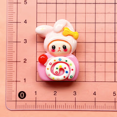 DIY Animal Cake Cup  Charms Accessories – Customizable Phone Case, Hairpin, Fridge Magnet & Keychain Set