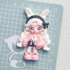 DIY Glossy5Girls Charms Accessories – Customizable Phone Case, Hairpin, Fridge Magnet & Keychain Set