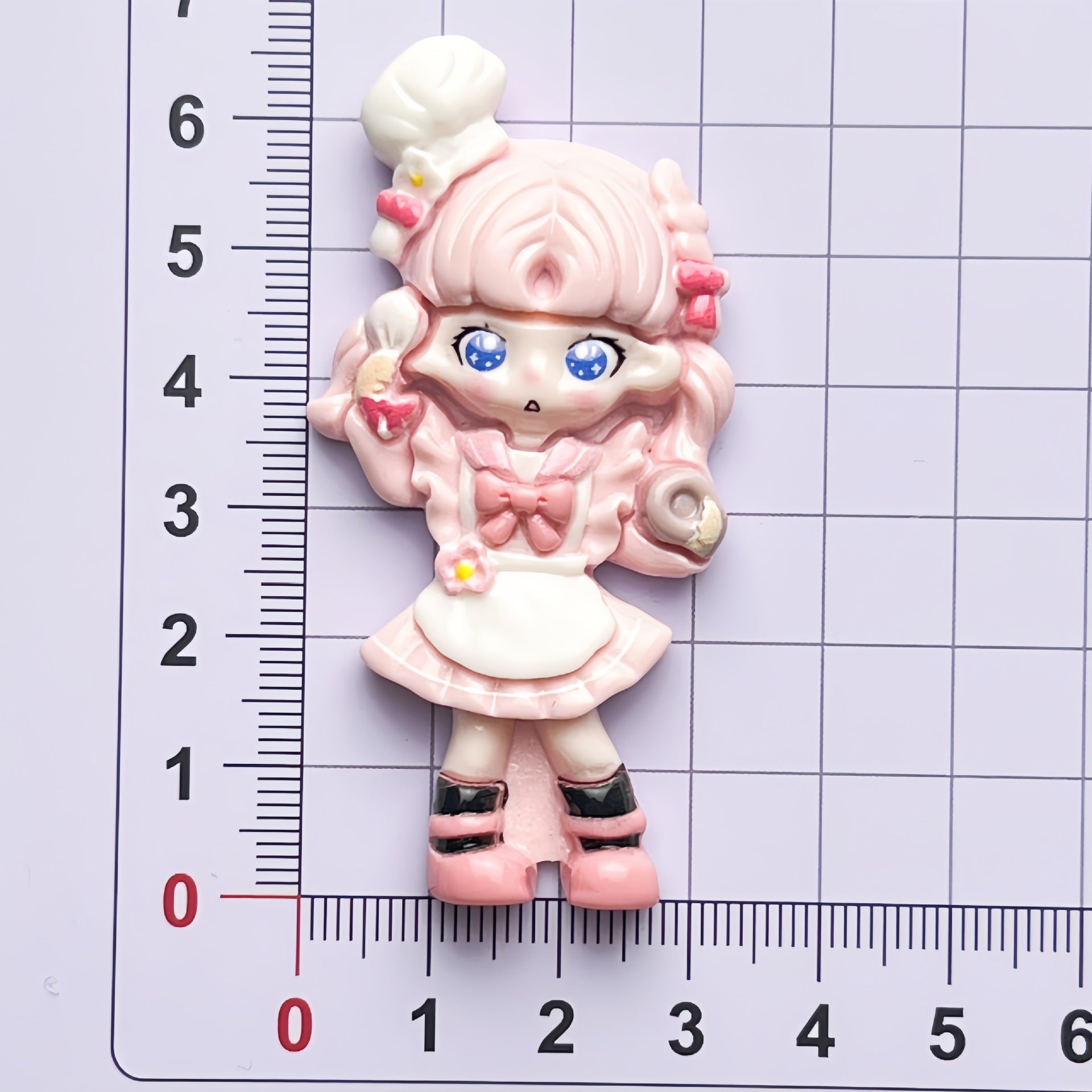 DIY Daka Beautiful Girl Charms Accessories – Customizable Phone Case, Hairpin, Fridge Magnet & Keychain Set