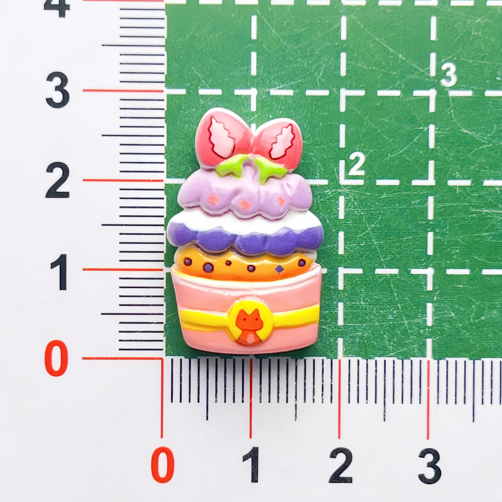 DIY Food Play Fruit Cake Charms Accessories – Customizable Phone Case, Hairpin, Fridge Magnet & Keychain Set