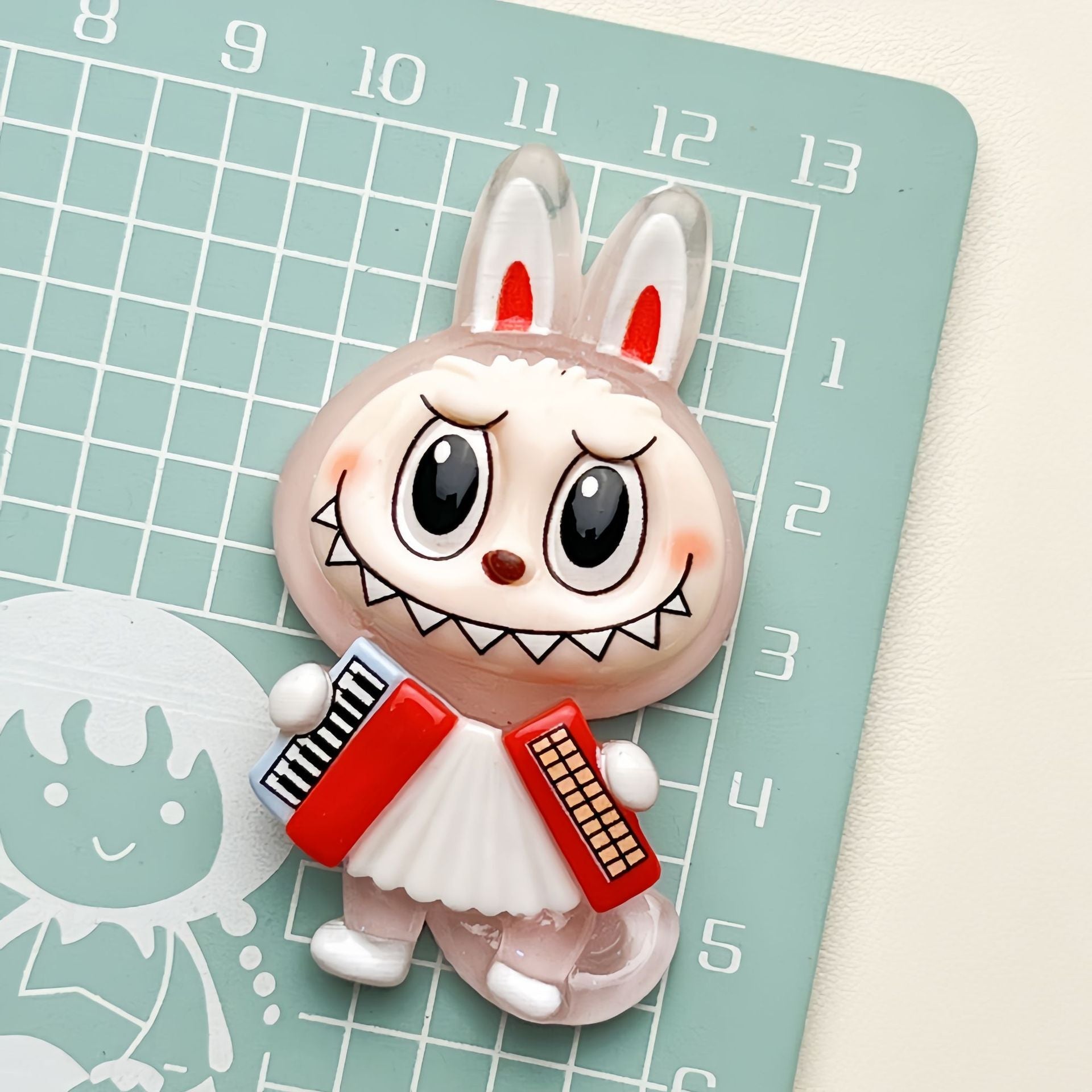 DIY Glow Large Funny Figurine Charms Accessories – Customizable Phone Case, Hairpin, Fridge Magnet & Keychain Set