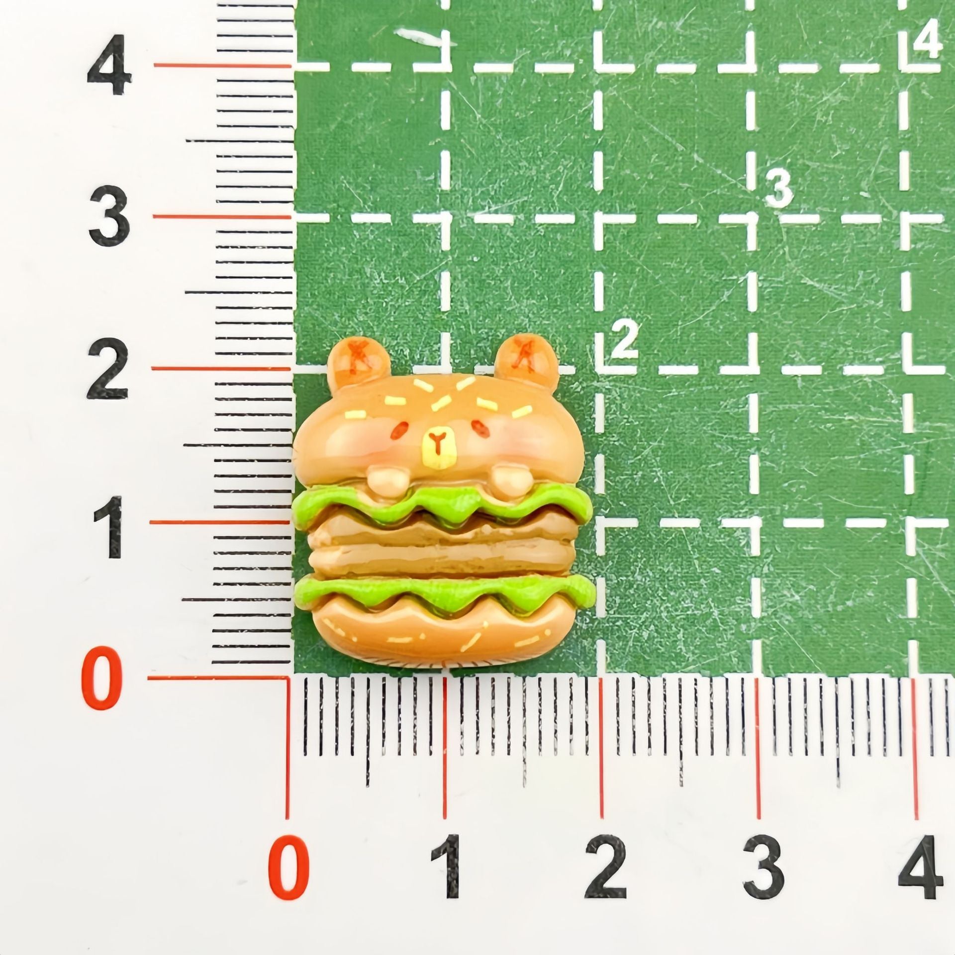 DIY Cute Burger Capibara Charms Accessories – Customizable Phone Case, Hairpin, Fridge Magnet & Keychain Set