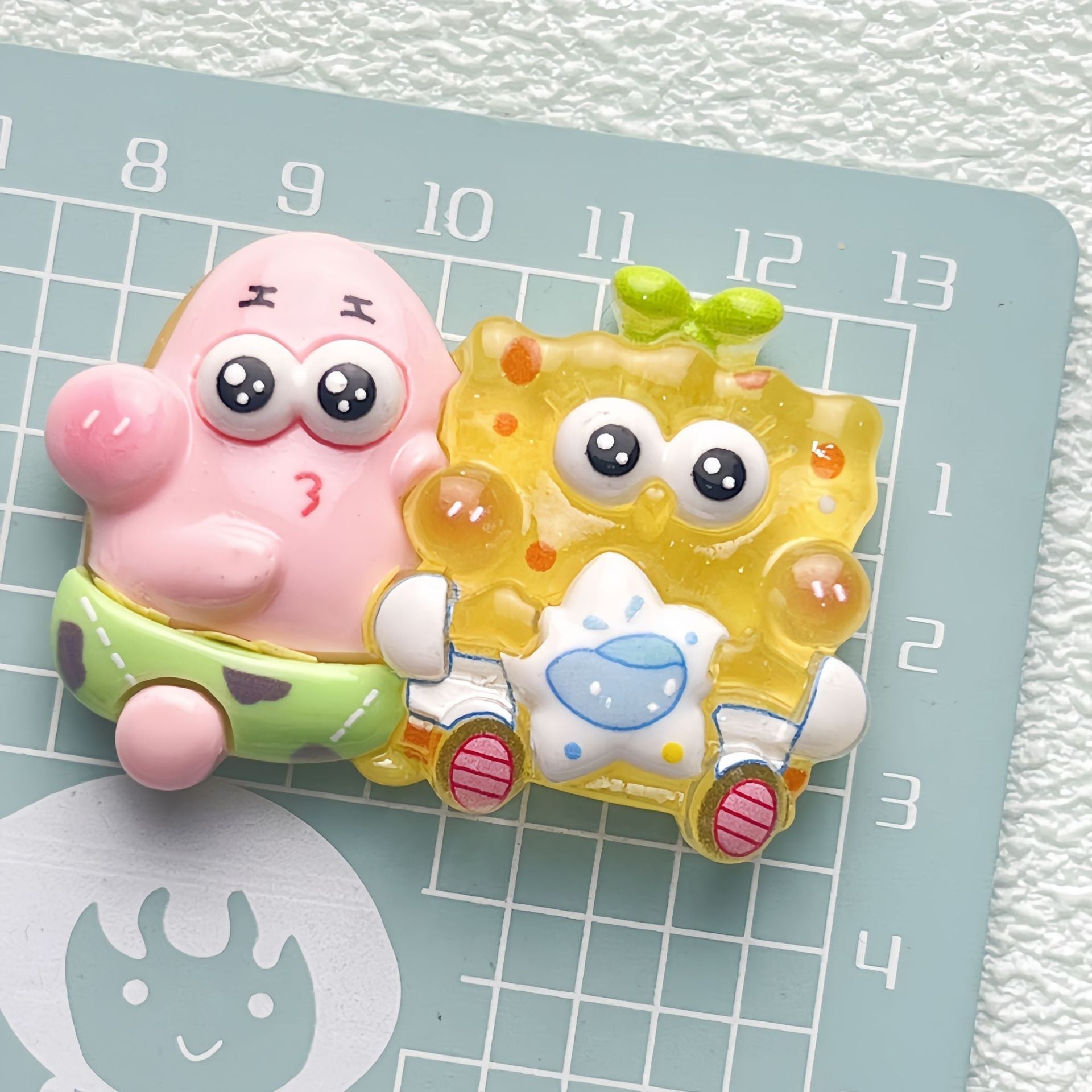 DIY Big Star Charms Accessories – Customizable Phone Case, Hairpin, Fridge Magnet & Keychain Set