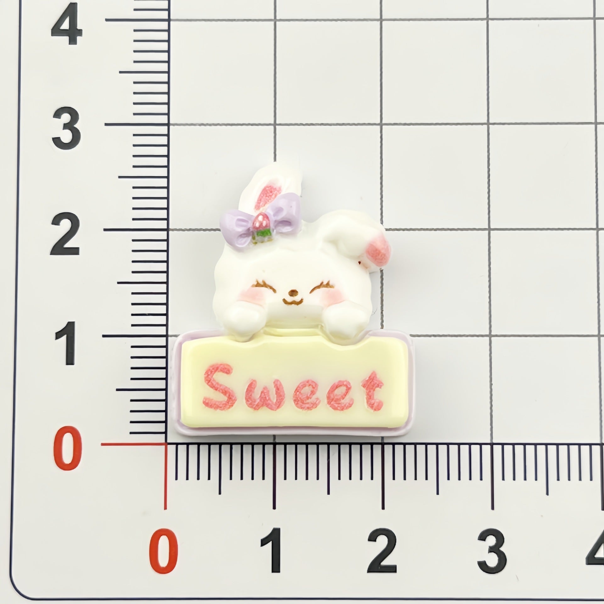 DIY Purple Sign White Rabbit  Charms Accessories – Customizable Phone Case, Hairpin, Fridge Magnet & Keychain Set