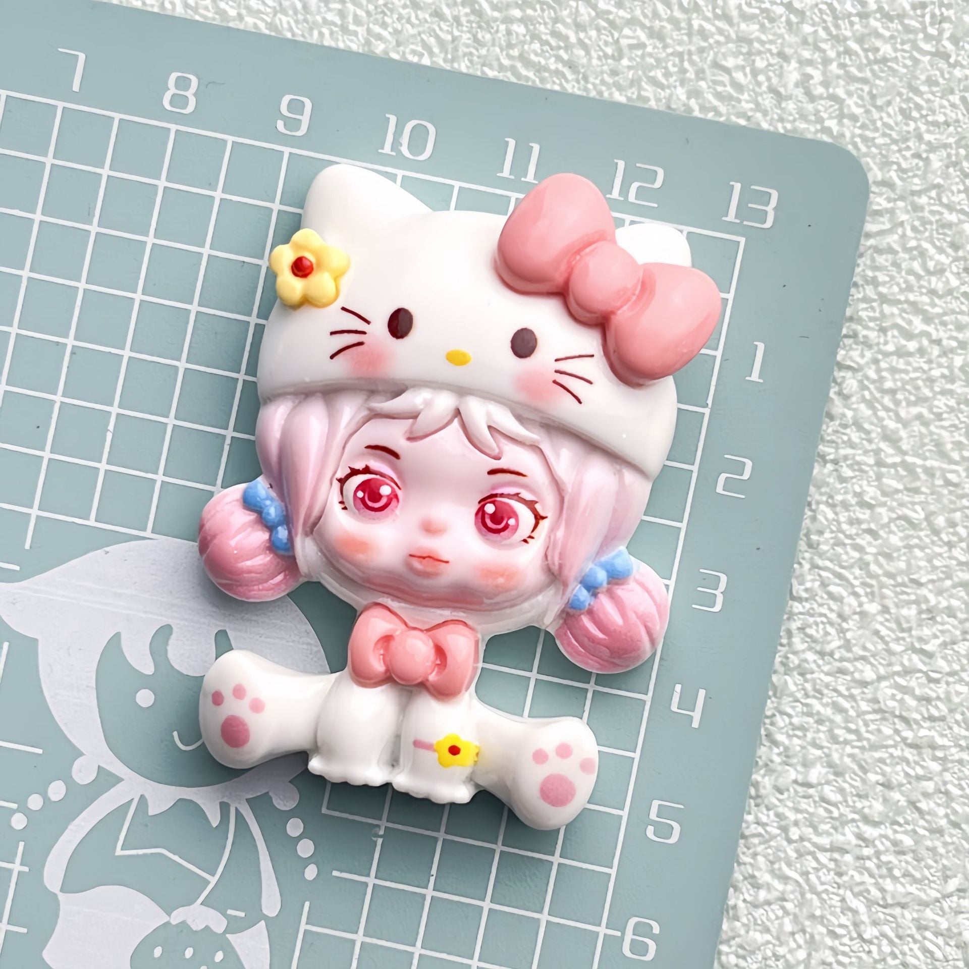 DIY Cute Cartoon  Charms Accessories – Customizable Phone Case, Hairpin, Fridge Magnet & Keychain Set