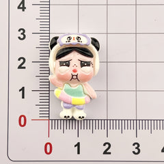DIY Multi-Color Hat Ugly Baby  Charms Accessories – Customizable Phone Case, Hairpin, Fridge Magnet & Keychain Set