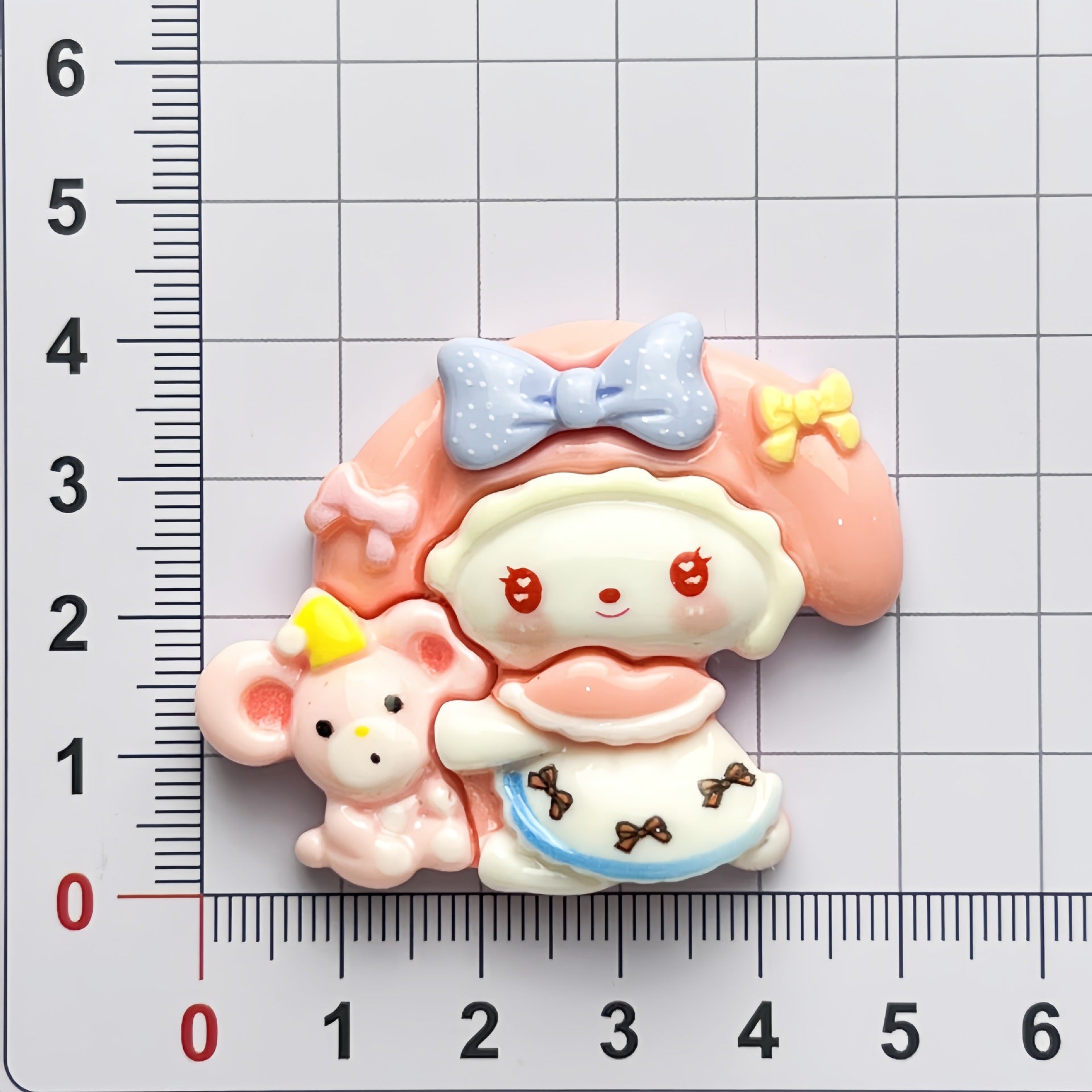 DIY Cartoon Charms Accessories – Customizable Phone Case, Hairpin, Fridge Magnet & Keychain Set