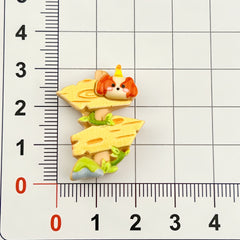 DIY Small Cartoon Animal Fence Charms Accessories – Customizable Phone Case, Hairpin, Fridge Magnet & Keychain Set