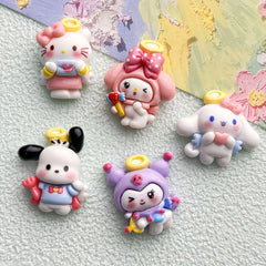 DIY  Little Ou  Charms Accessories – Customizable Phone Case, Hairpin, Fridge Magnet & Keychain Set