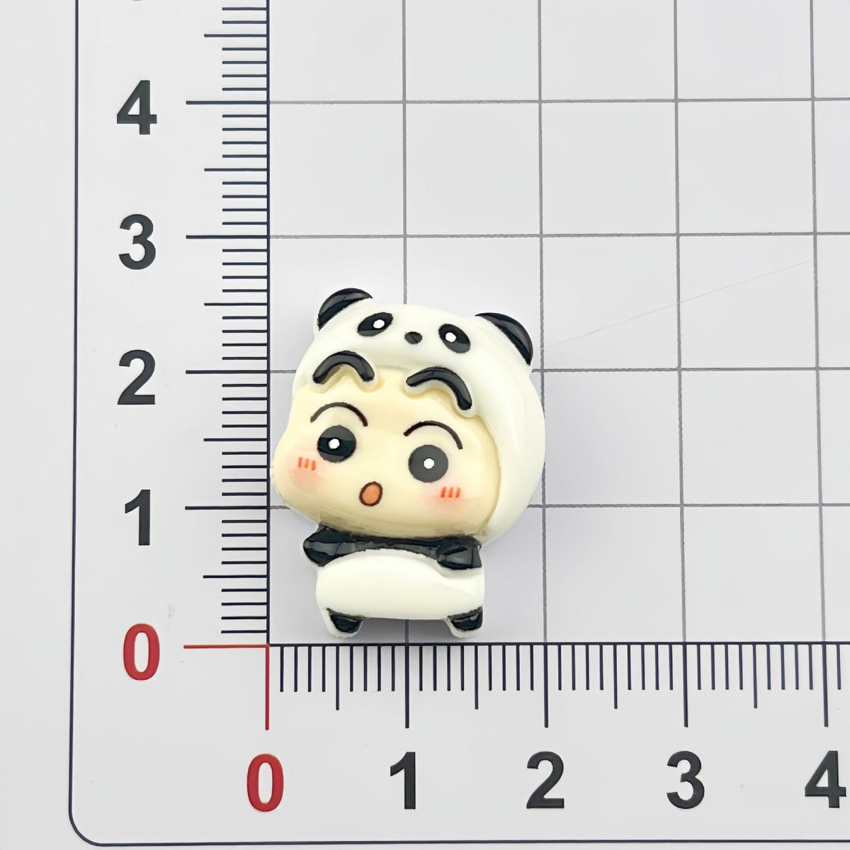 DIY Panda Shin-chan Costume  Charms Accessories – Customizable Phone Case, Hairpin, Fridge Magnet & Keychain Set