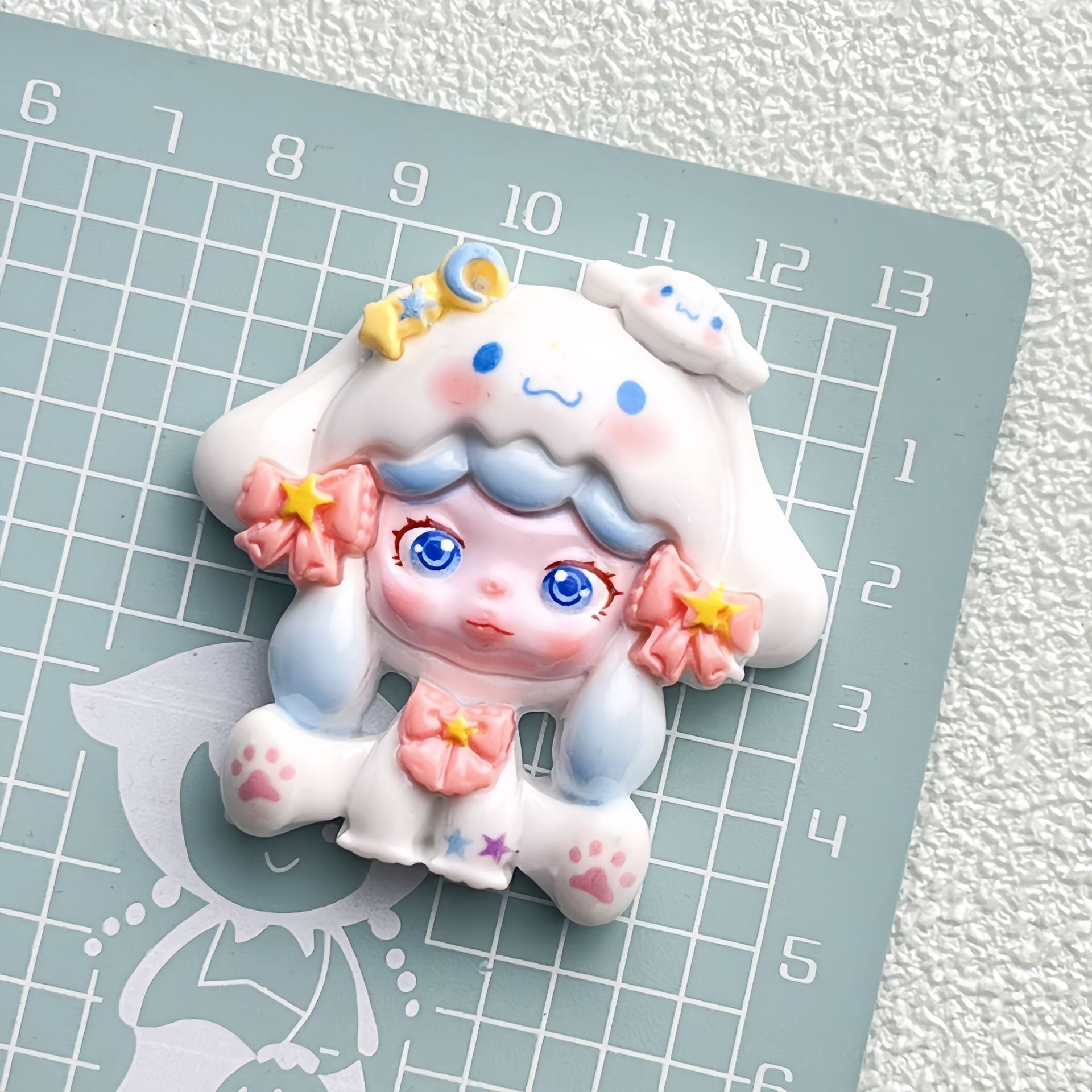 DIY Cute Cartoon  Charms Accessories – Customizable Phone Case, Hairpin, Fridge Magnet & Keychain Set