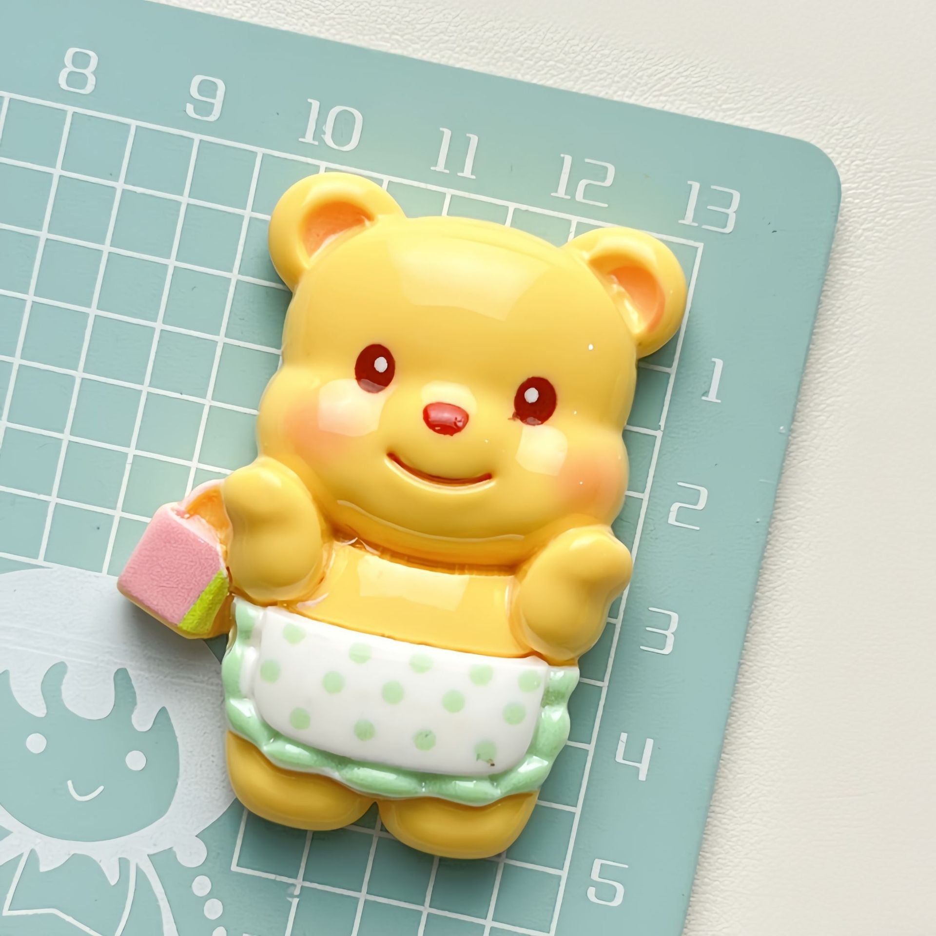 DIY Daka Heart Angel Bear Charms Accessories – Customizable Phone Case, Hairpin, Fridge Magnet & Keychain Set