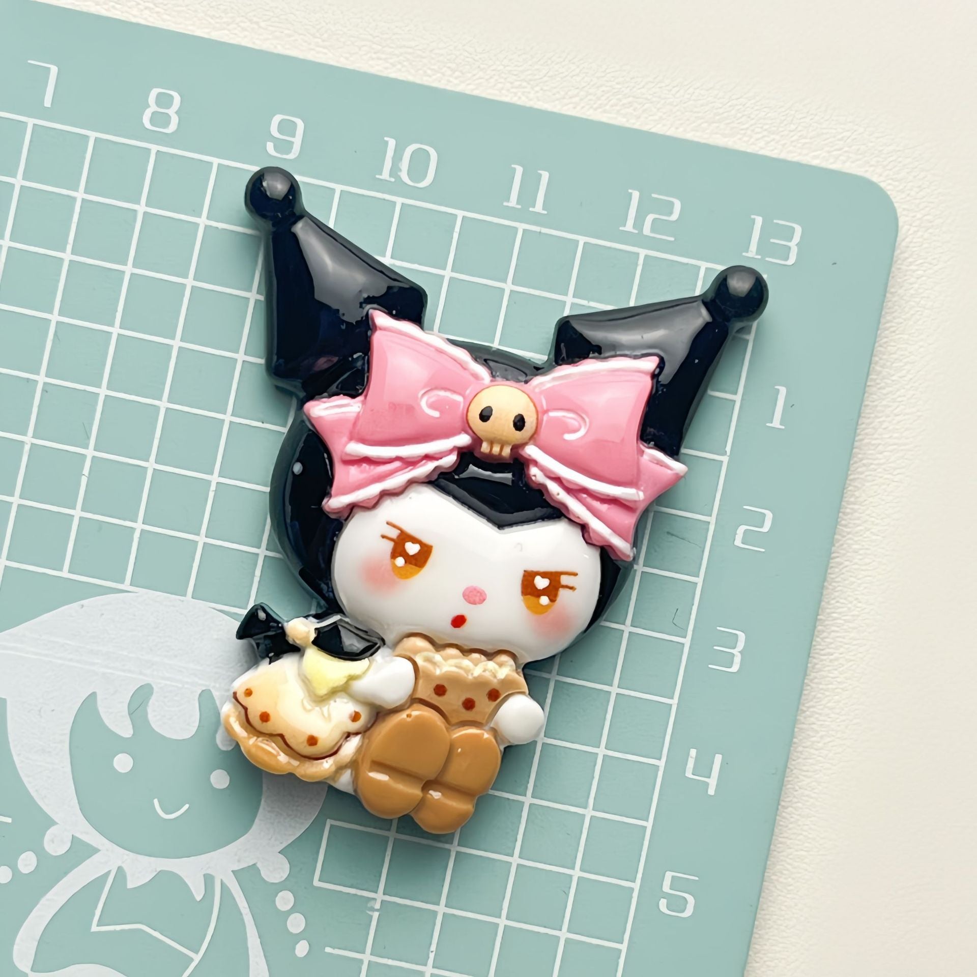 DIY Cute Cartoon Charms Accessories – Customizable Phone Case, Hairpin, Fridge Magnet & Keychain Set