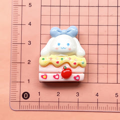 DIY Animal Cake Cup  Charms Accessories – Customizable Phone Case, Hairpin, Fridge Magnet & Keychain Set