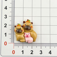 DIY Moon Charms Accessories – Customizable Phone Case, Hairpin, Fridge Magnet & Keychain Set