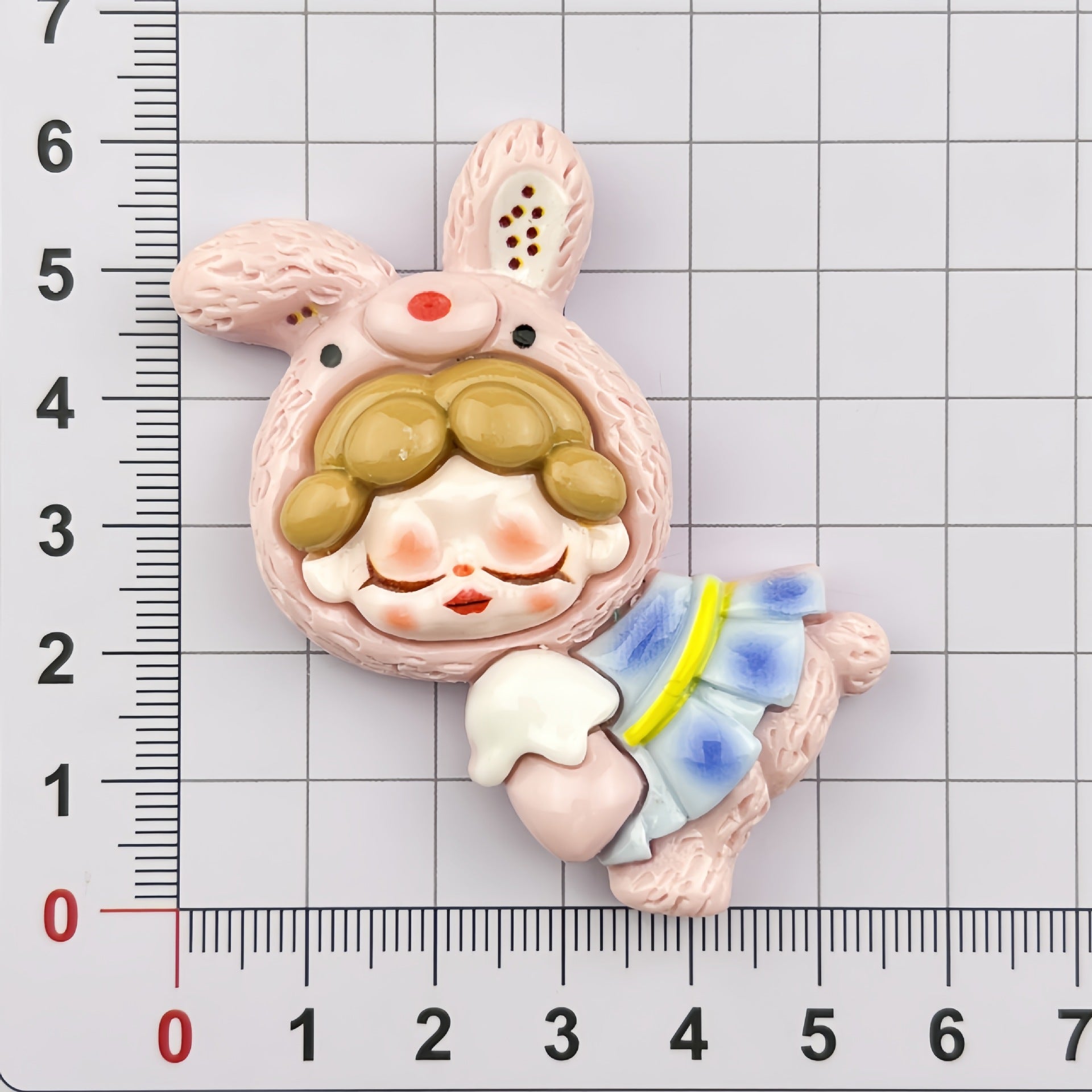 Diy Cute Little  Girl  Charms Accessories – Customizable Phone Case, Hairpin, Fridge Magnet & Keychain Set