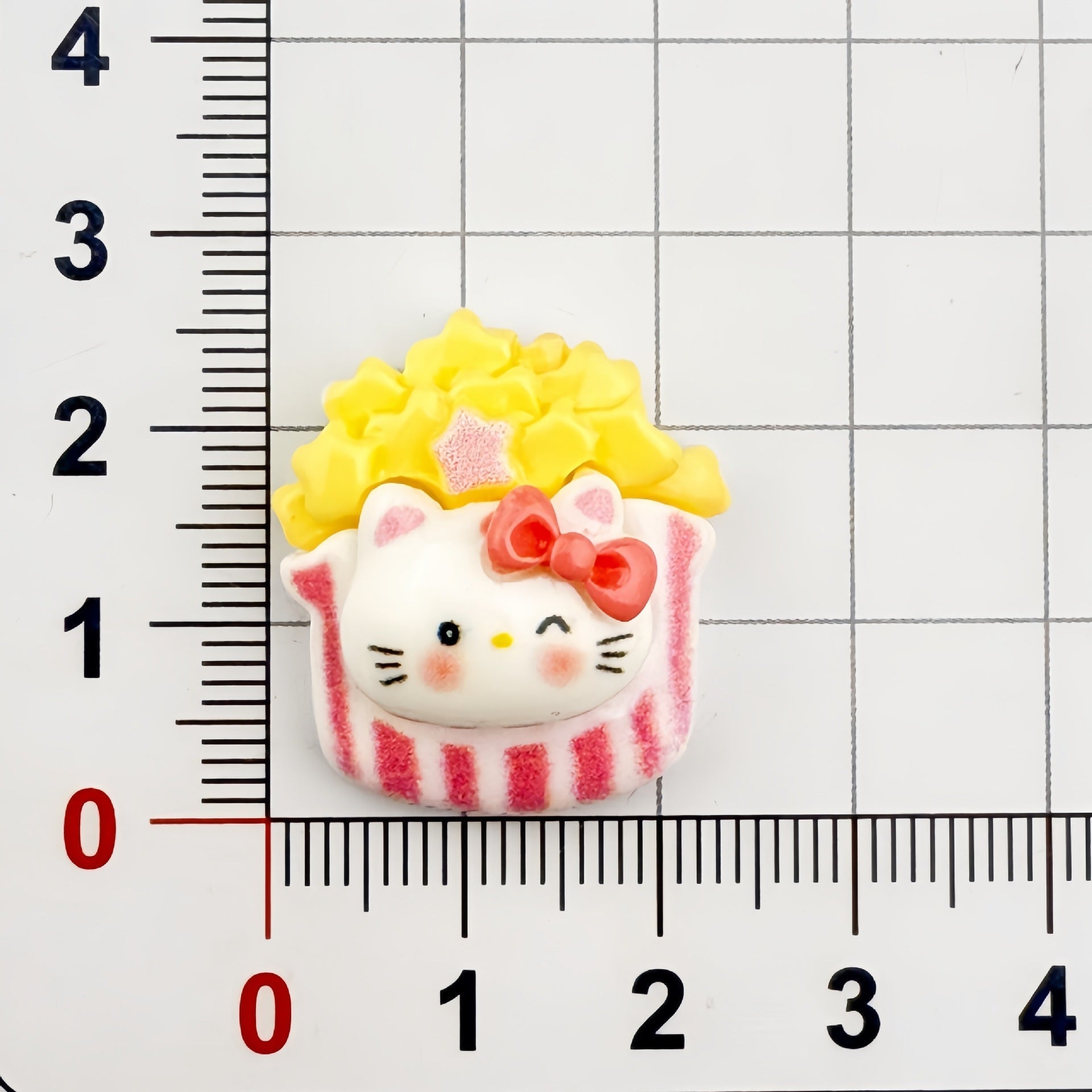 DIY Cartoon Simulation Kitten Dessert Toy  Charms Accessories – Customizable Phone Case, Hairpin, Fridge Magnet & Keychain Set