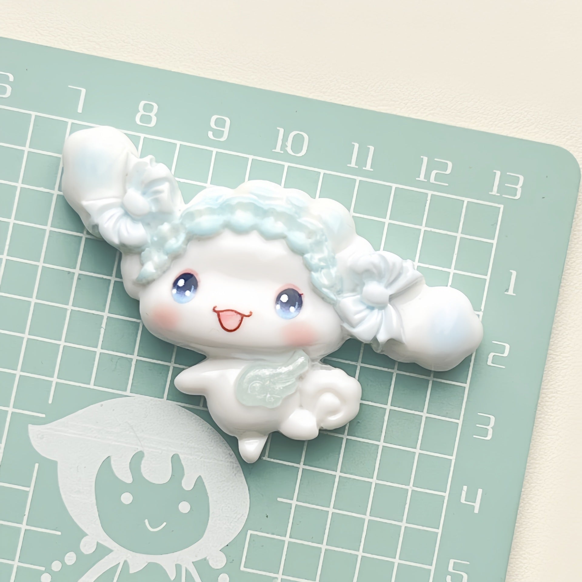 DIY  Bowknot Puppy Charms Accessories – Customizable Phone Case, Hairpin, Fridge Magnet & Keychain Set